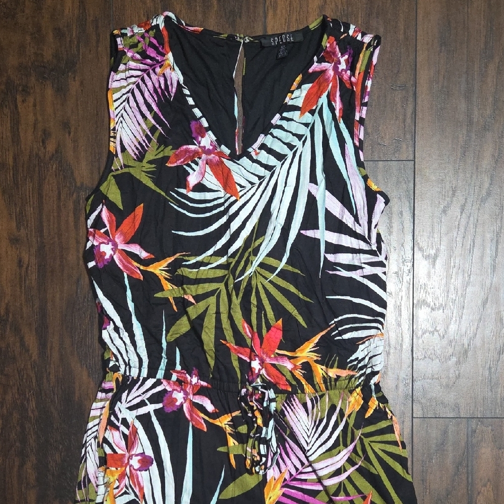 Spense Multicolor Floral Jumpsuit - Picture 3 of 7